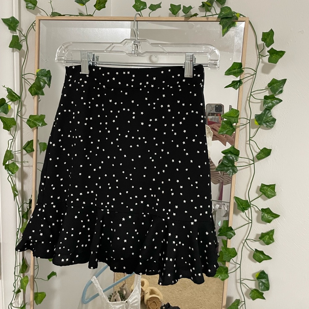 ALTARD STATE Black and White Star Skirt | Size XS